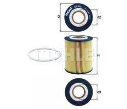 MAHLE FILTER OX 433 D ECO